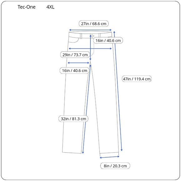 Tec-One Explorer 4XL Core Ski/Snowboarding Pants – Black, Water Resistant - Picture 2 of 16